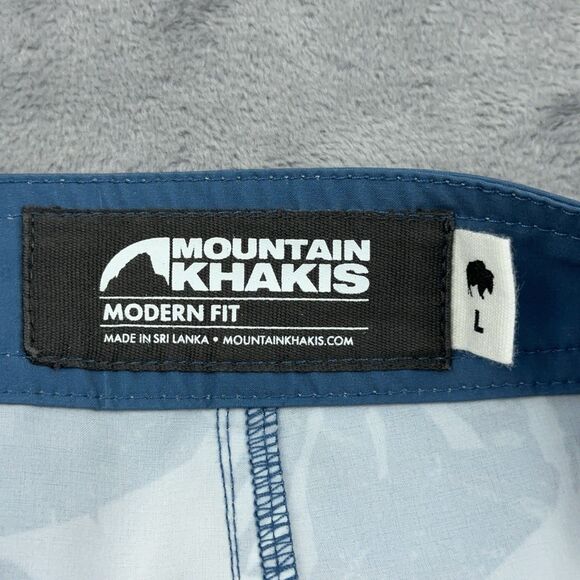 Mountain Khakis Board Shorts Mens Size Large Blue Floral Print Modern Fit Beach - Picture 5 of 8